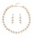 SET469 - Pearl necklace earrings Set